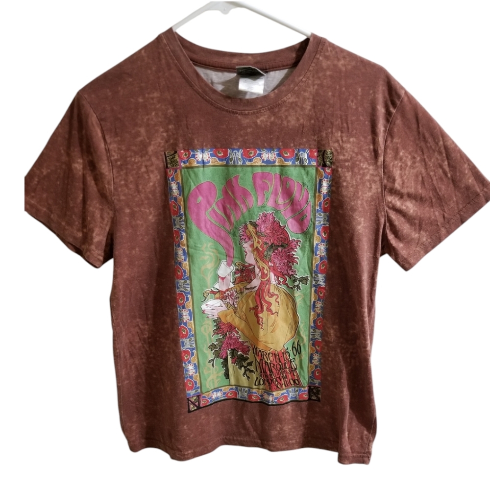 Perryscope Productions Men's Size M Pink Floyd Band Tee Bob Masse
